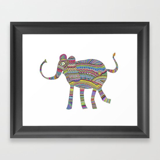 rainbow child Framed Art Print