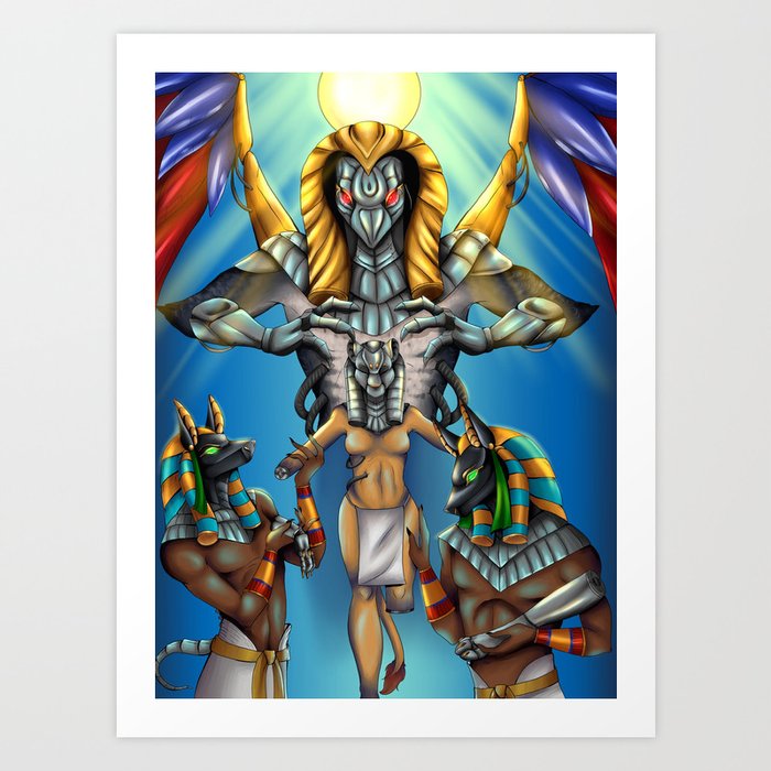 Deus Ex Machina Art Print by Foxifly Studios | Society6