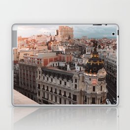 Spain Photography - Beautiful Architecture In Madrid Laptop Skin