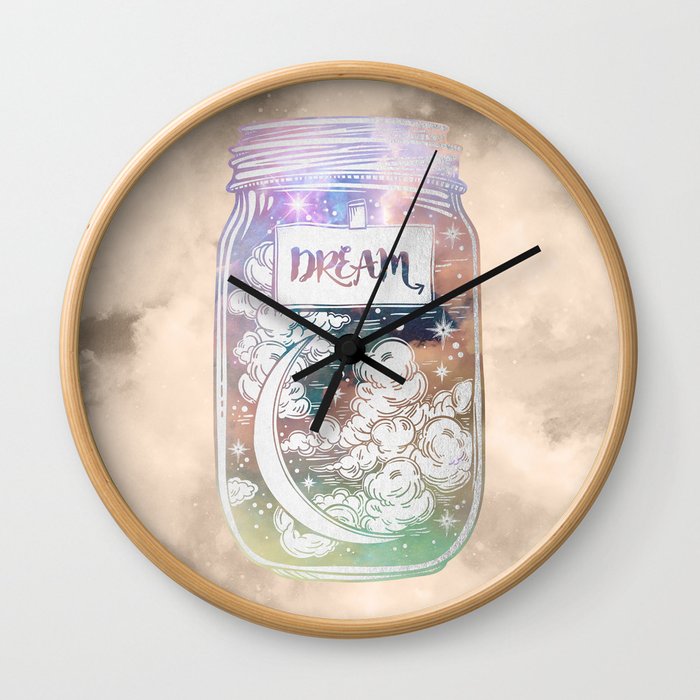 Dream Jar Wall Clock