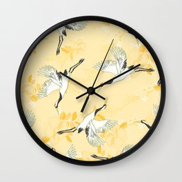 bird pattern Wall Clock