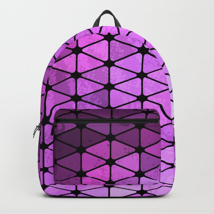 Geometric sales design backpack