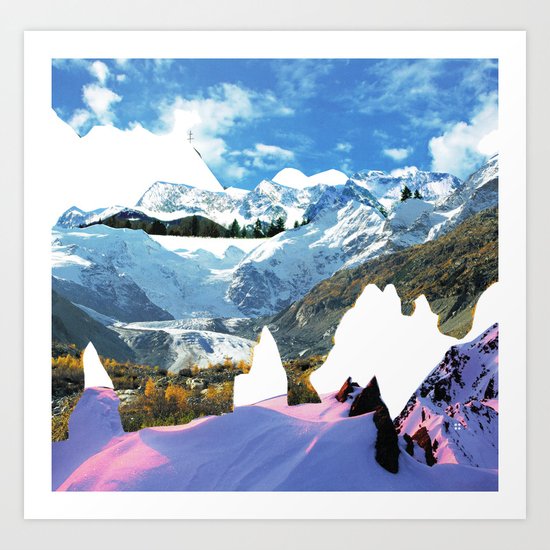 Experiment am Berg 29 Art Print