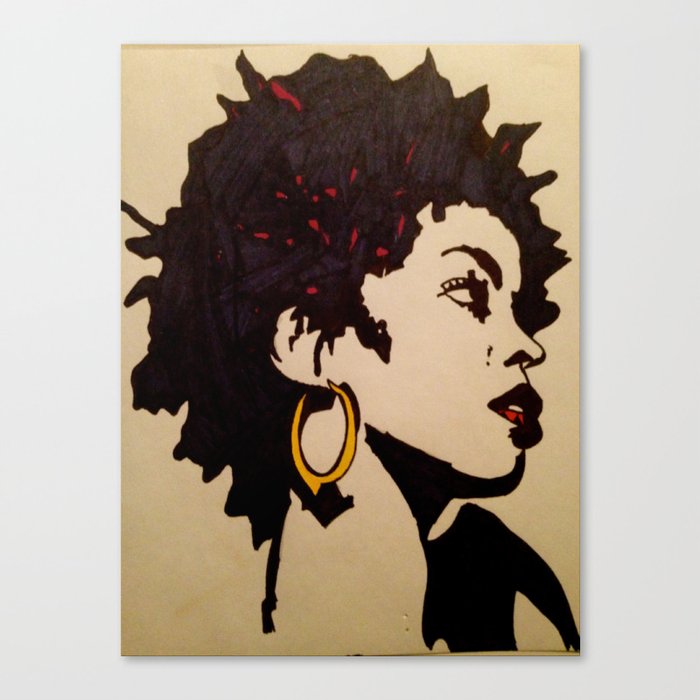 Lauryn Hill Canvas Print by ngobs | Society6
