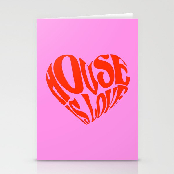 House is Love Stationery Cards