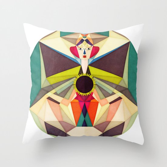 Ra-mura Throw Pillow