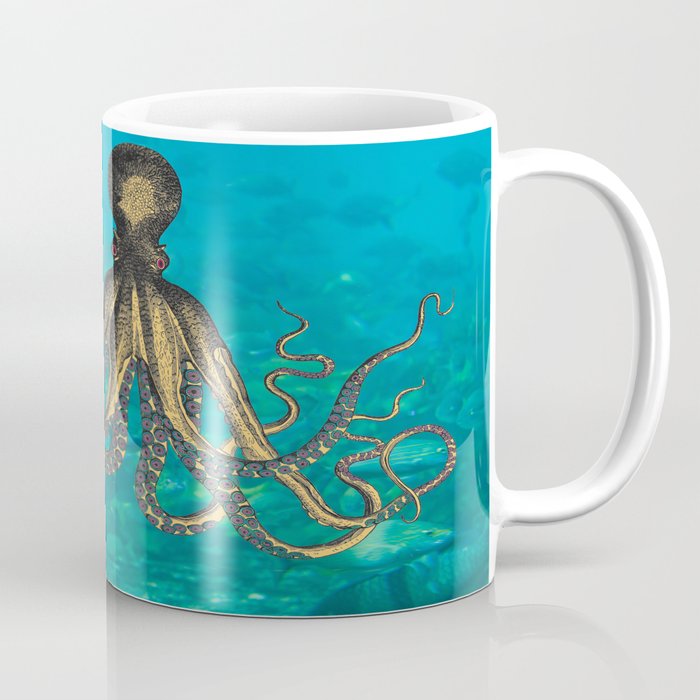Octopus & The Diver Coffee Mug
