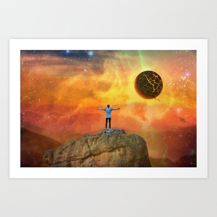 The End Sci Fi Art Home Decor Scenic Wall Printable Artwork The End Sci Fi Art Home Decor Scenic Wall Printable Artwork Digital Print Fantasy