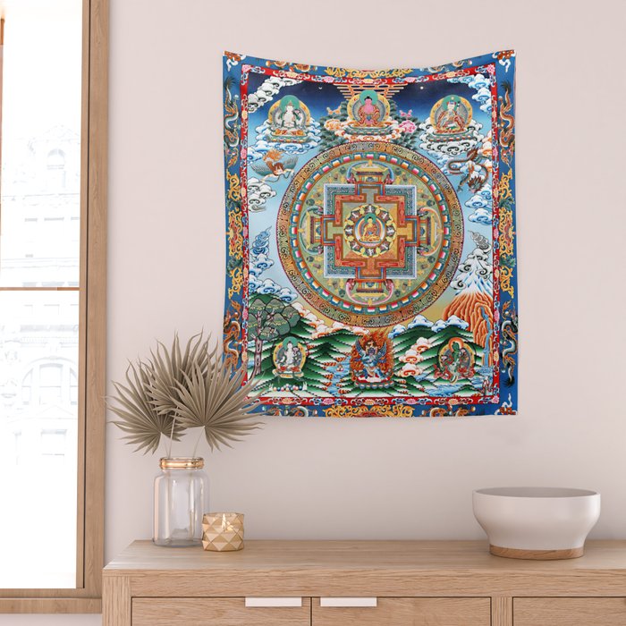 Tibetan tapestry sales wall hanging