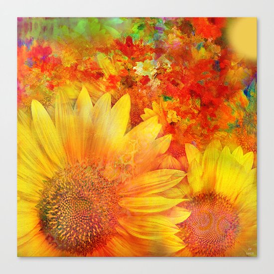 Tournesol Canvas Print