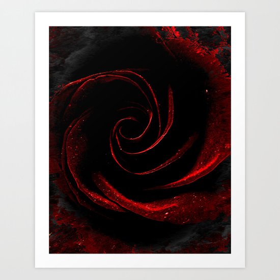 GOTHIC ROSE Art Print