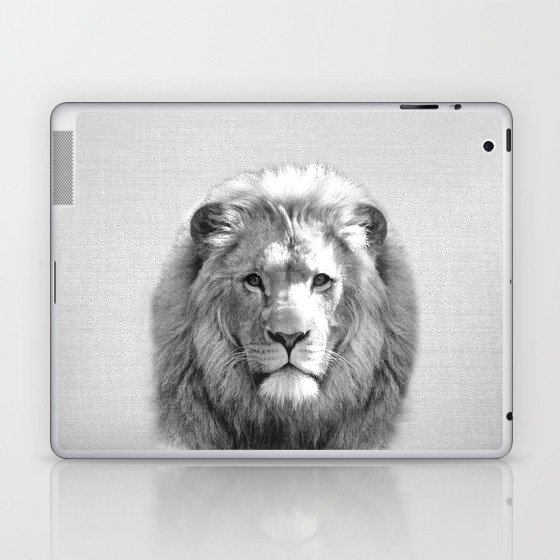 Lion - Black & White Laptop & iPad Skin