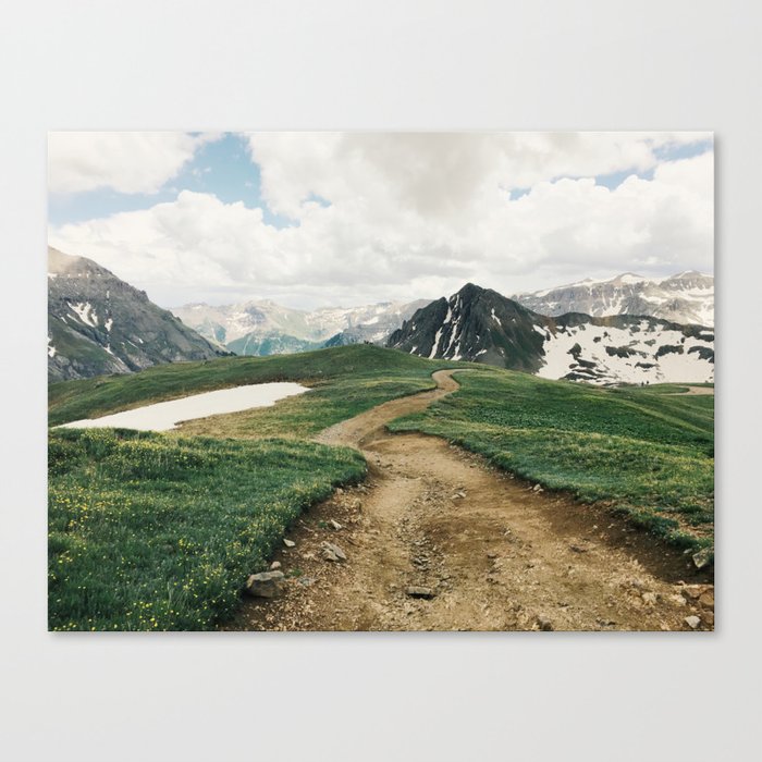 Colorado Mountain Road Canvas Print