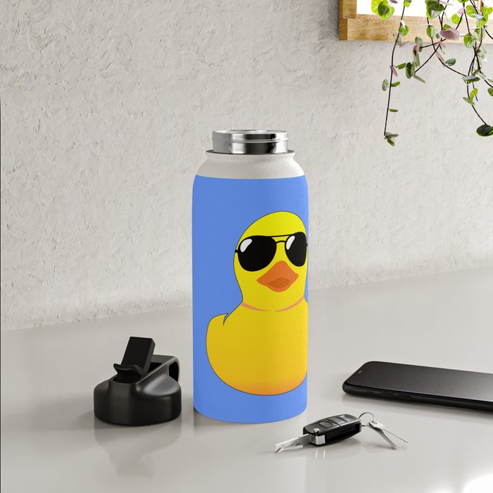 Rubber Ducky Water Bottle With Straw, Kids Water Bottle, Toddler Water  Bottle, Rubber Duck Tumbler, Stainless Steel Water Bottle 