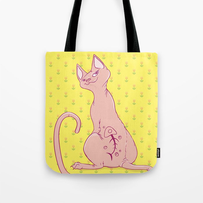 Cats with Tats Tote Bag
