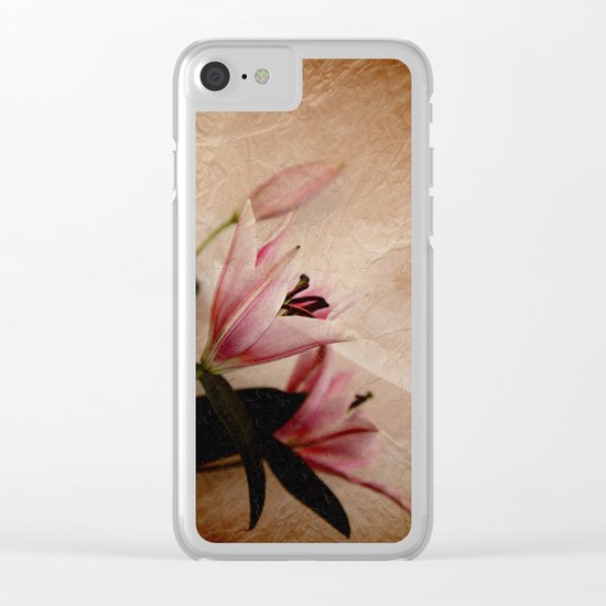 Flowers for a dream Clear iPhone Case