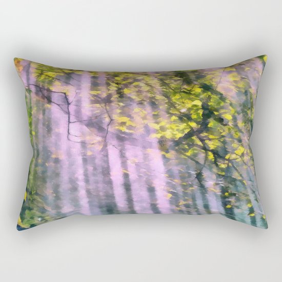 Forest light Rectangular Pillow