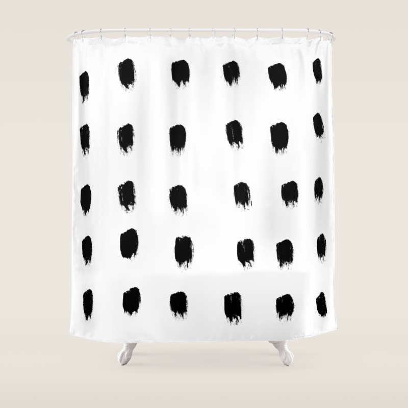 Black-white and Painting Shower Curtains Society6 Black-white and Painting Shower Curtains Society6