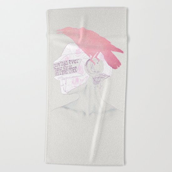 Never Over Beach Towel