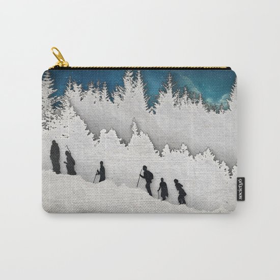 A Snowy Hike II Carry-All Pouch