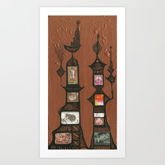 I Love You, Hundertwasser #5 Art Print