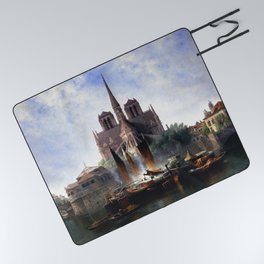  Notre Dame Paris - Edwin Deakin Picnic Blanket