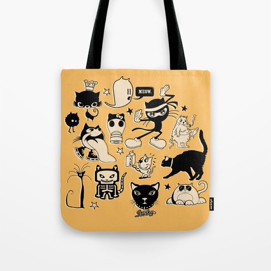 Cat Menagerie Tote Bag