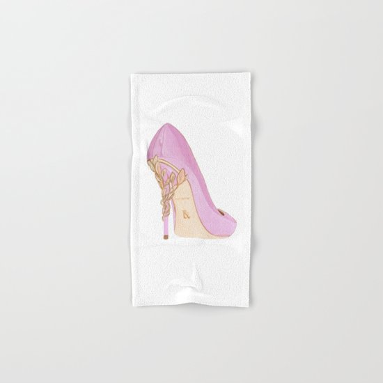 Pink Shoe Hand & Bath Towel