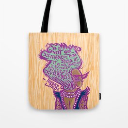 Celebrate Differences Audre Lorde Quote Tote Bag