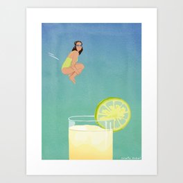Canon Ball Cocktail Art Print