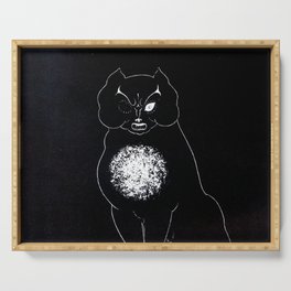  Black Cat - Aubrey Beardsley Serving Tray