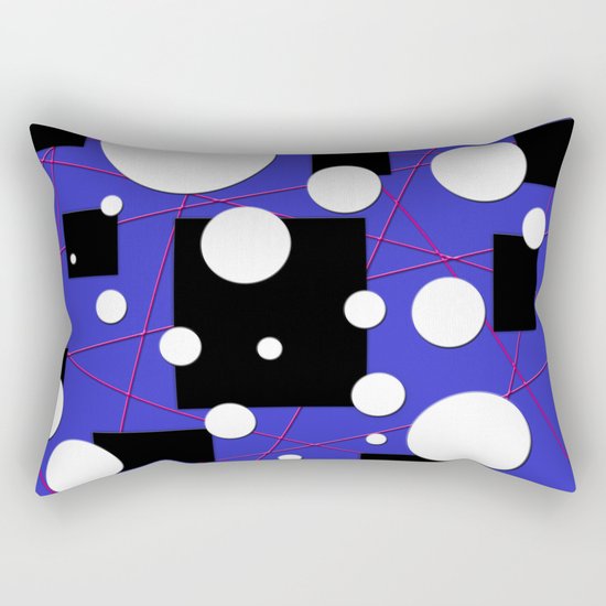 Geo Shape Play Rectangular Pillow