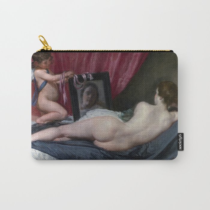 Diego Velázquez "The Rokeby Venus (The Toilet of Venus, Venus at her Mirror, Venus and Cupid)" Carry-All Pouch