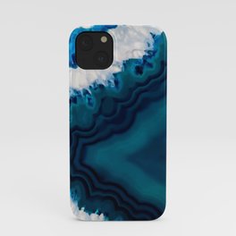 Blue Geode iPhone Case