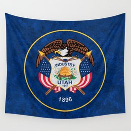 State Flag of Utah US Flags Standard Banner Wall Tapestry