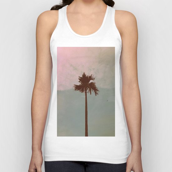 Palm Tree (vintage) Unisex Tank Top