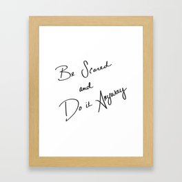 Positive Quotes Framed Art Prints Society6