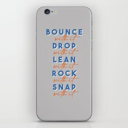 Do It To It | Grey iPhone Skin