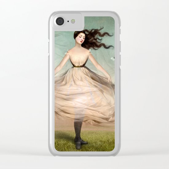 Butterfly Dress Clear iPhone Case