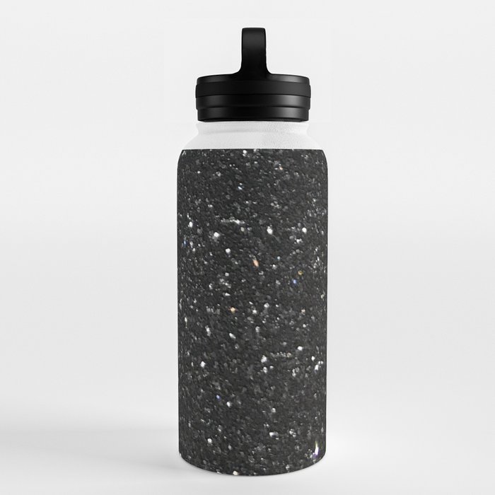 Black Glitter Christmas Inspired Double Wall Water Bottle –  HappiestStuffOnEarth
