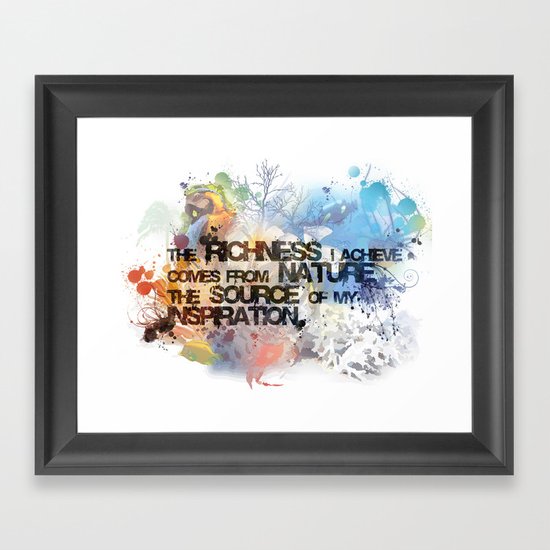 Underwater Framed Art Print