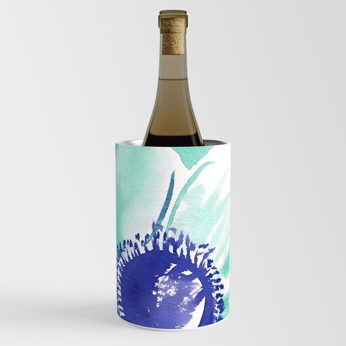 Audrey Turquoise Wine Chiller
