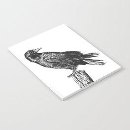 Perched Crow Notebook