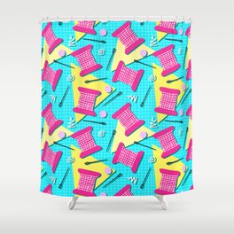 Memphis Sewing - Brights Shower Curtain