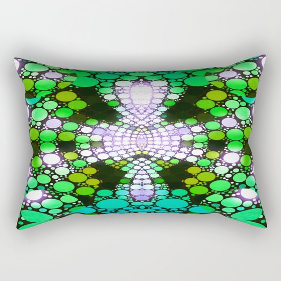 NEON NIGHTS II Rectangular Pillow