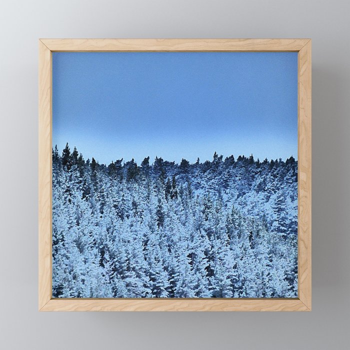Spring Snow in the Scottish Highlands in I Art  Framed Mini Art Print