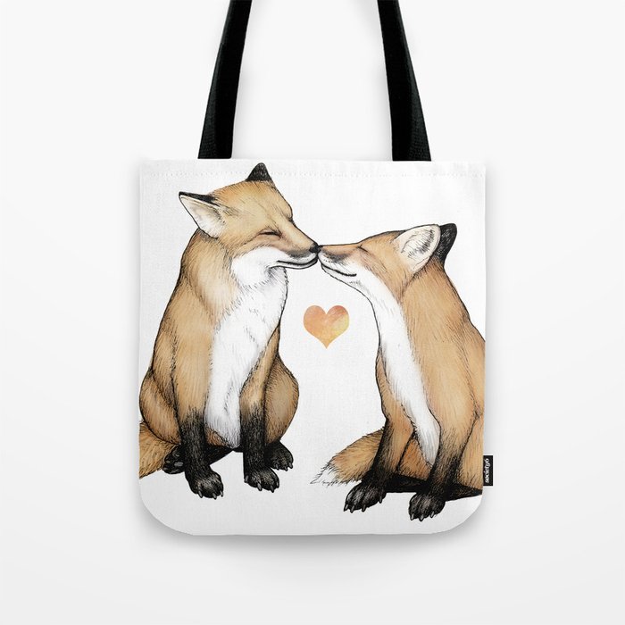Foxy Love Tote Bag