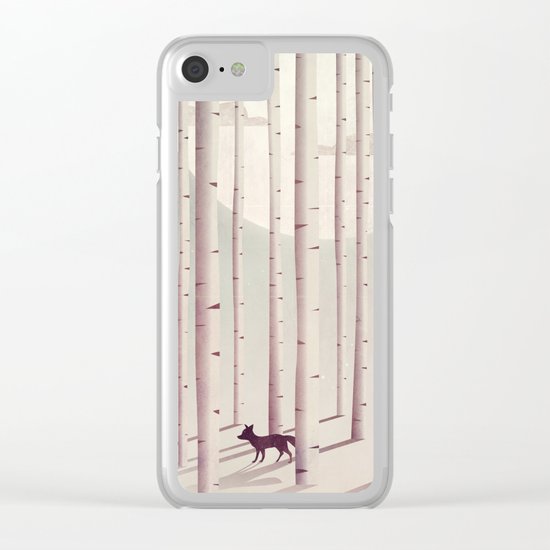 Serene Forest Clear iPhone Case
