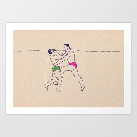 let me rescue you Art Print