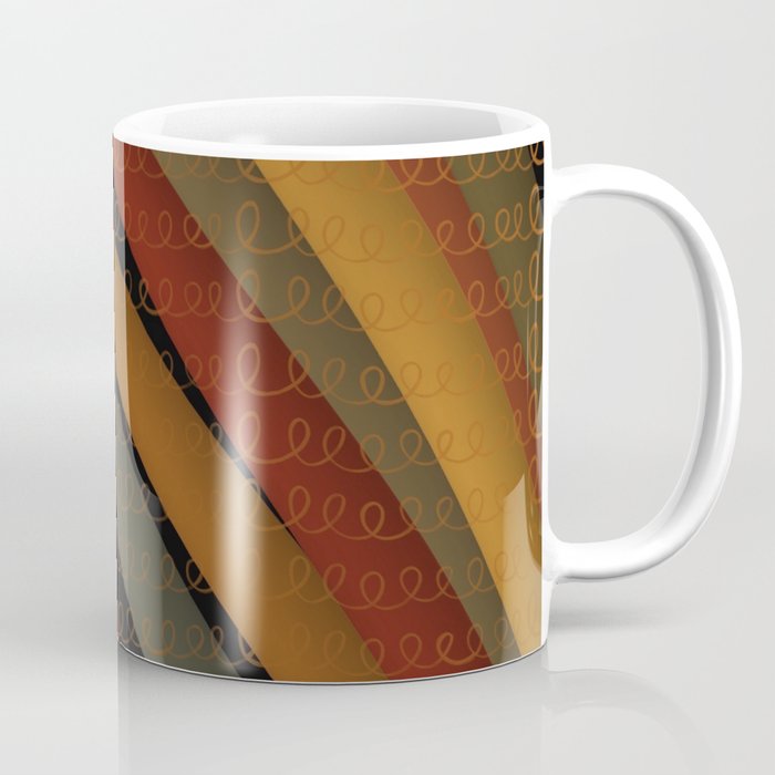 Southwestern Autumn Colorful Ropes Coffee Mug